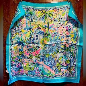NWT Lilly Pulitzer silk handkerchief - Lilly’s House